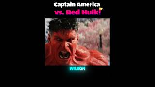 Red Hulks Epic Entrance in Captain America Brave New World  Red Hulk vs Sam Wilson Trailer [upl. by Wildee]