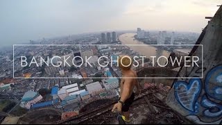 Bangkok ghost tower Sathorn Unique Tower ตึกร้าง สาธรยูนีคทาวเวอร์ [upl. by Amos596]