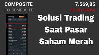 Solusi Trading Emas Saat Market Saham Merah [upl. by Aihseya]