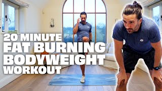 20 Minute Fat Burning Bodyweight Workout  The Body Coach TV [upl. by Aicen]