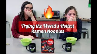 The Worlds Hottest Ramen Noodles are NO JOKE [upl. by Ahselet]