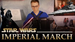 Star Wars  Marche Impériale Accordion Cover [upl. by Nydnarb]