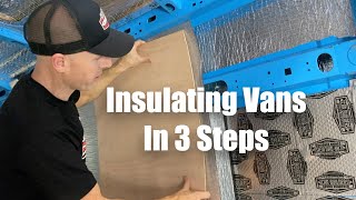 Insulating a Van These 3 Steps Are Crucial [upl. by Einnaf970]