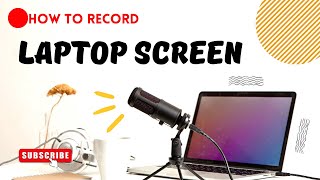 How to record your laptop screen on windows 11 No software required  No time limit [upl. by Arabelle]