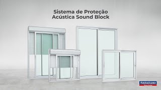 Sistema de Proteção Acústica Sound Block  Sasazaki [upl. by Nellir]