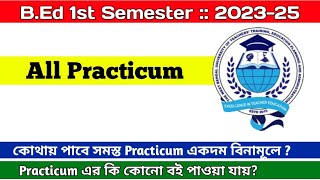 BEd 1st semester All Practicum  Pdf format  BEd 202325 [upl. by Alacim]