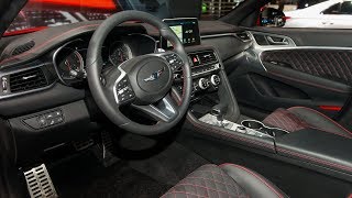 EXTRAORDINARY 2019 GENESIS G70 INTERIOR [upl. by Kcirredal]