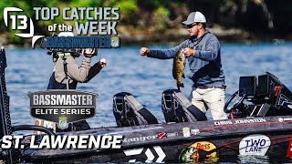 Top 13 Bassmaster Catches of the Tournament  St Lawrence River [upl. by Derick]