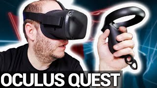 Oculus Quest  test du 1er casque de VR autonome sans capteurs externes [upl. by Hultin262]