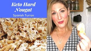 Keto Hard Nougat Turron [upl. by Imojean]