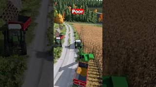 Fakir vs Zengin 🌽 amp Poor and Rich poor rich poorandrich fs22 FS22 ls22 vs fendt music Mod [upl. by Attelliw]