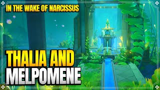 Thalia and Melpomene  Search in the Algae Sea  World Quests amp Puzzles 【Genshin Impact】 [upl. by Studner119]