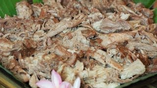 Kalua Pork Recipe on the Big Green Egg [upl. by Eehc]