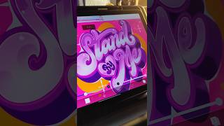 Standar by Me💝 Digital Hand Lettering art lettering shorts [upl. by Tryck912]