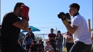 Bakersfield Boxing 14 Elmer vs El Lobo Exhibition [upl. by Berkshire]