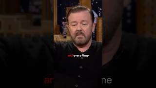 Ricky Gervais On Jimmy Fallon Show 🤣 standupcomedy shorts [upl. by Adnilim]