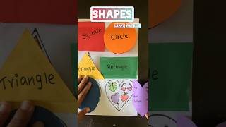 Learn Shapes With Easy Drawing “Shapes Activity for Kids “  Shapes Craft for Preschool Kids [upl. by Avir]