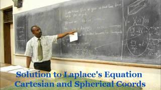 Solution to Laplaces Equation  Using Cartesian and Spherical Coordinates [upl. by Ecirad946]