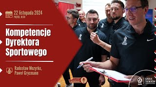 WEBINAR  Kompetencje Dyrektora Sportowego [upl. by Concettina]