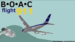 BOAC flight 911 animated in countryballs [upl. by Madonia]