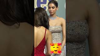 Suhana Khan And Khushi Kapoor At Archies Movie Release  Gulab ankhiyaa Song shortsvideo [upl. by Sulohcin]