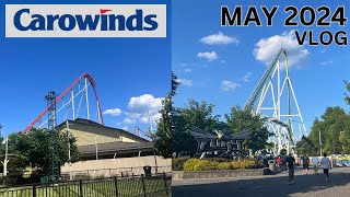 Carowinds May 2024 Vlog [upl. by Ddej]