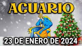 🔥🔥🔥𝐄𝐬𝐭𝐨 𝐒𝐞 𝐜𝐮𝐦𝐩𝐥𝐞 𝐄𝐧 𝐌𝐞𝐧𝐨𝐬 𝐃𝐞 𝟐𝟒 𝐇𝐨𝐫𝐚𝐬 ❗️😱 Horóscopo de hoy Acuario ♒ 23 de Enero de 2024Tarot [upl. by Aiekal138]