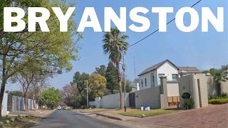 Bryanston Sandton  Drive through a wealthy part of town  Johannesburg South Africa [upl. by Graeme]