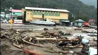 Impact of Hurricane Tomas on Fond St Jacques and Soufriere [upl. by Sorcim]