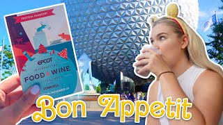 Testing Out Epcot Food amp Wine Festival  Opening Day Vlog [upl. by Riebling]