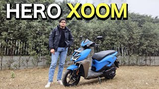 Hero Xoom  Walkaround  Price⚡️Best 110cc Scooter in 2024 [upl. by Nuli285]