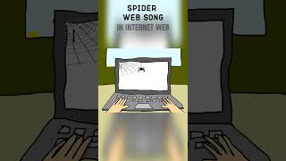 🎨 SPIDER WEB SONG in INTERNET WEB shorts [upl. by Adihahs]