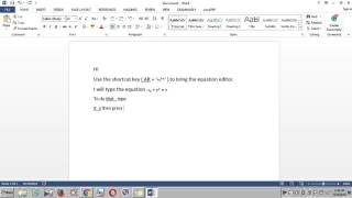 How to use subscript and superscript in equation of MS Word [upl. by Naneik309]