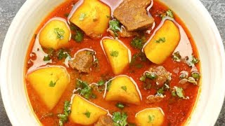 aloo gosht recipe cooking LIKE AND SUBSCRIBE 🙏🙏🙏 [upl. by Arayt538]