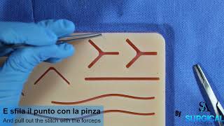 Tutorial Suture del Materassaio Orizzontale e Verticale [upl. by Tanny]