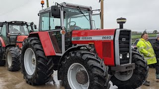 classic Massey Ferguson 2680 with perkins 6354 turbo Dyno test fuel pump turned up [upl. by Chapen]