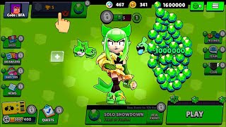 je dépense 1600000 GEMMES 🔥  100000€ sur un NOUVEAU COMPTE Brawl Stars [upl. by Breen]