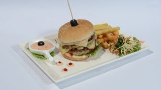 BEEF SMOKEY PATTY BURGER CHEF SARAS COOKHOUSE shorts [upl. by Yatnoed]