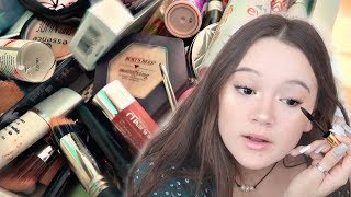 High School Makeup Routine amp DeclutteringWhats In My Top Shelf FionaFrills Vlogs [upl. by Klatt]