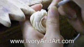 Mammoth Ivory Netsuke  How they are made [upl. by Horbal]