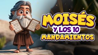 La Biblia para Niños ⭐ quot¡Aprende Los 10 Mandamientos 🌟  Enseñanzas Bíblicas para Niños 😃 [upl. by Eirena]