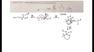 Cyclic Ester Mechanism ORGANIC CHEMISTRY Smith 2221 [upl. by Netram]