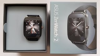 Asus ZenWatch 2  Unboxing amp First Pairing [upl. by Marietta]