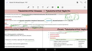 Tubulointerstitial disease  DR ahmad hosam [upl. by Sellma]