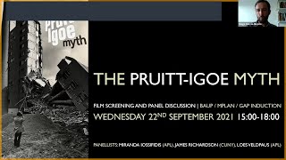 PruittIgoe Documentary Film panel  Newcastle University UK  September 22 2021 [upl. by Enilemme6]