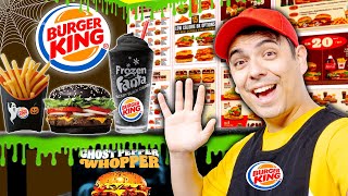 MAX OPENS SPOOKY BURGER KING RESTAURANT FOR HALLOWEEN  I BUILD MY SCARY STORE AT HOME BY SWEEDEE [upl. by Lally]