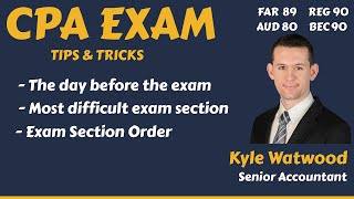 How to PASS the CPA Exam CPA Exam Tips [upl. by Waylon997]