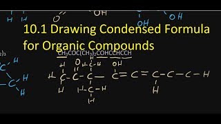 S321 Writing Condensed Formula for Organic Compounds SL IB Chemistry [upl. by Gnohp61]