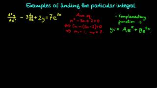 Second order linear ODEs with constant coefficients [upl. by Odnam76]