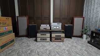 Luxman L509x  Luxman D03x  Tannoy Tse [upl. by Eytteb]